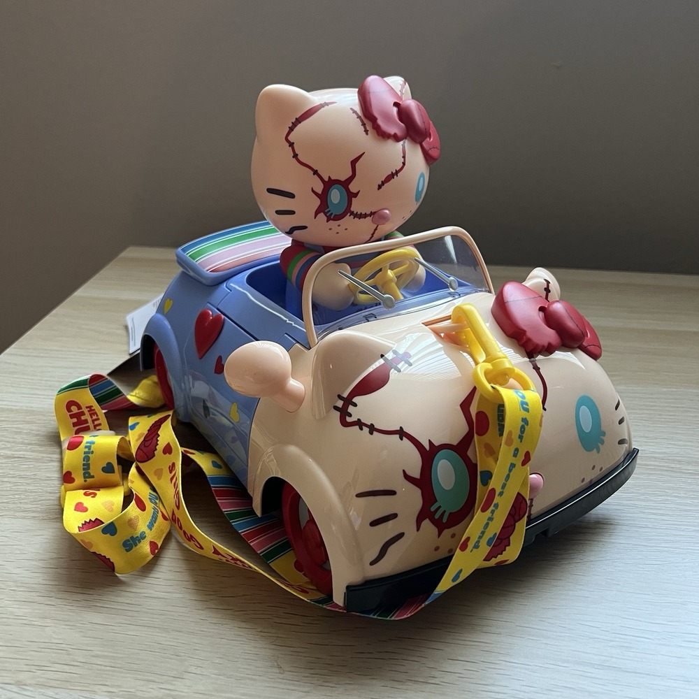 Universal Studios Chucky Hello Kitty Car Popcorn Bucket Halloween Horror Night